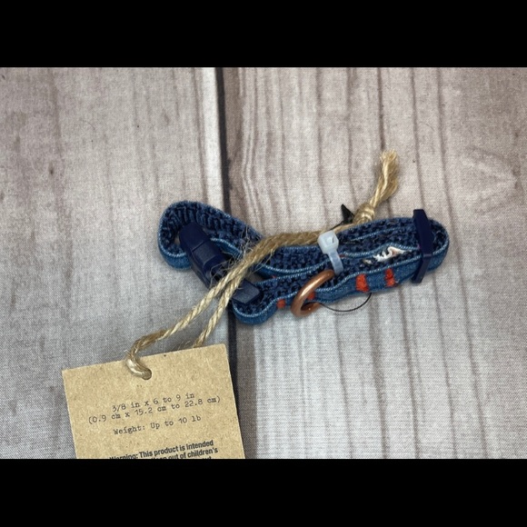 Levi Strauss Levi's X Target Jean Denim Dog Collar - Picture 3 of 3
